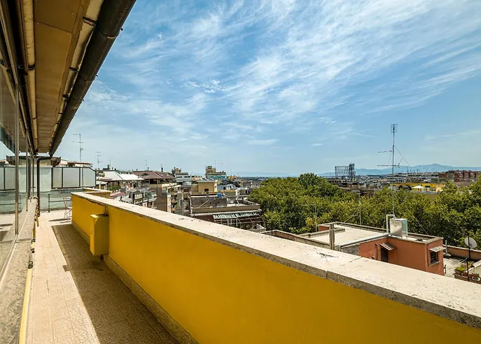 Apartment Forlanini Loft Trastevere By Casa E Lode - Terrace Panoramic View, Air Conditioning, Wifi Rom